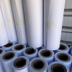 Large White Paper Rolls for Crafting, Art, Drawing, Moving Packing Paper, Thicker Shipping Void Fill Bulk Lot Of 6