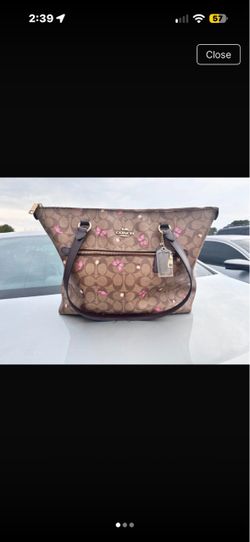Coach tote - butterfly