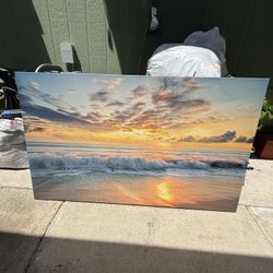 Beach Canvas 6x3