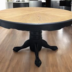 Refinished 30 In Round Table 