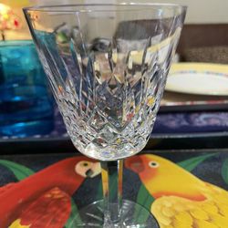 Waterford Crystal Lismore pattern Goblets from 1952 handcrafted in Ireland 