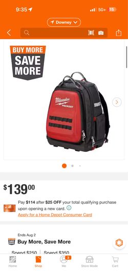 Milwaukee pack out backpack