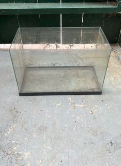 Rimless 5 Gallon Glass Tank - 16x8x10