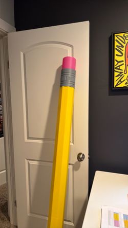 Giant 3D Printed Pencil 5.5ft Tall