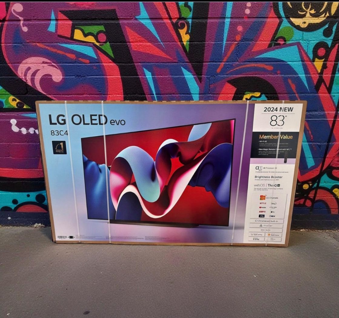 83 “ Lg Smart 4K EVO OLED HDR TV 120HZ TV 83C4 C4