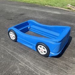 Blue car Toddler Bed