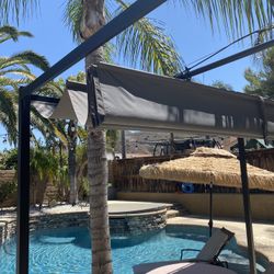 Beautiful outdoor shade cabana