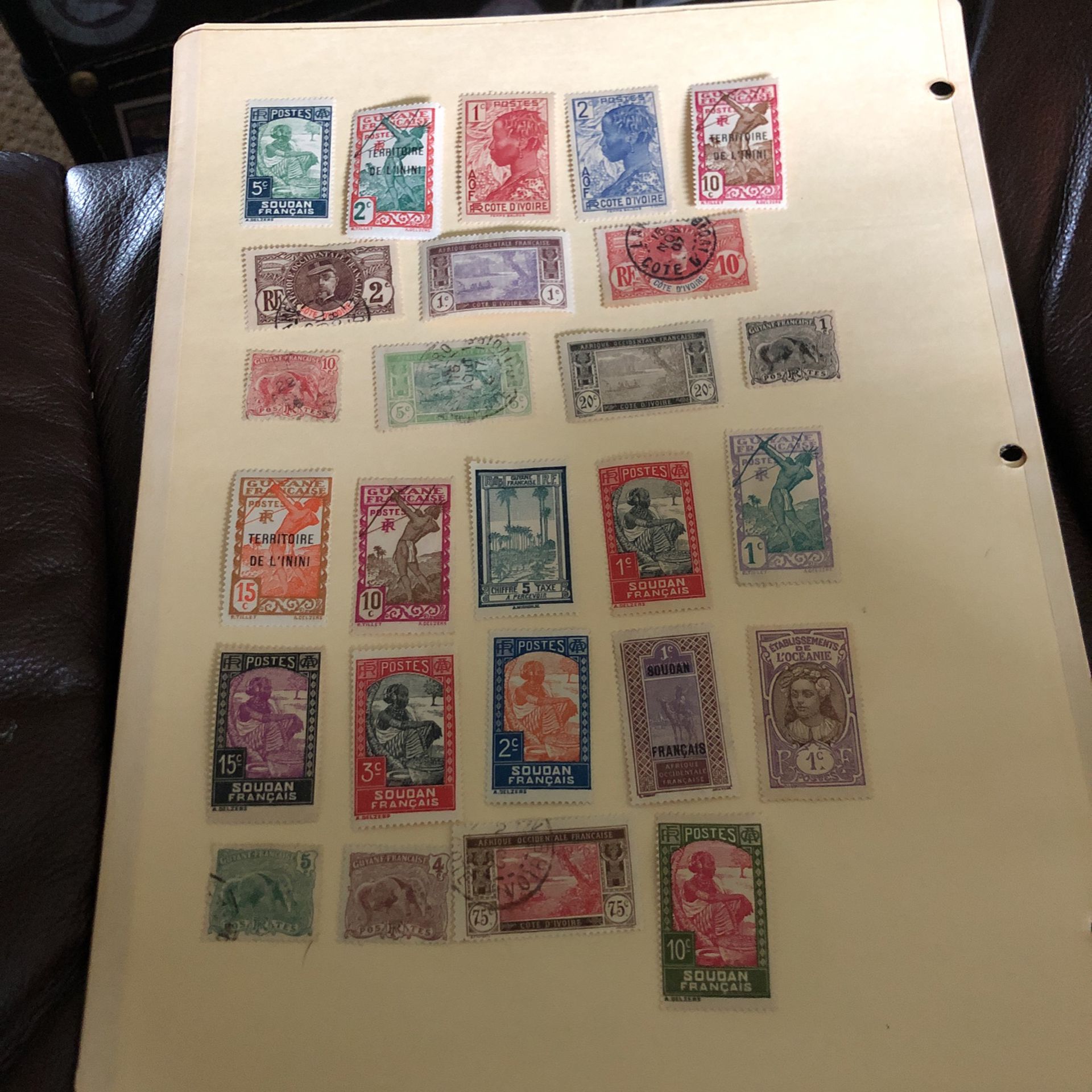 Stamps From French Colonies 
