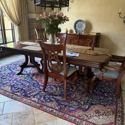 Persian Wool Floral Multicolor Hand knotted Rug