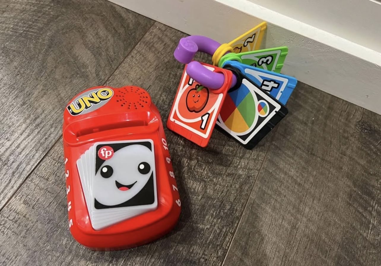 Fisher Price Toy Laugh & Learn Counting and Colors UNO with Educational Music & Light