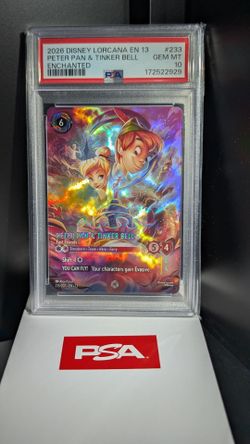 Peter Pan & Tinkerbell - Fast Friends Enchanted PSA 10