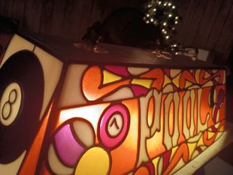 Vintage Stainless Glass Pool Light