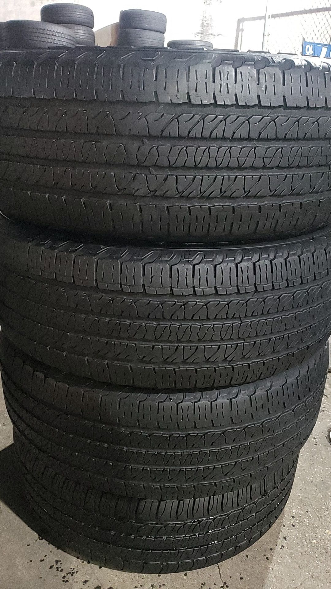 Four matching Goodyear tires for sale 265/50/20