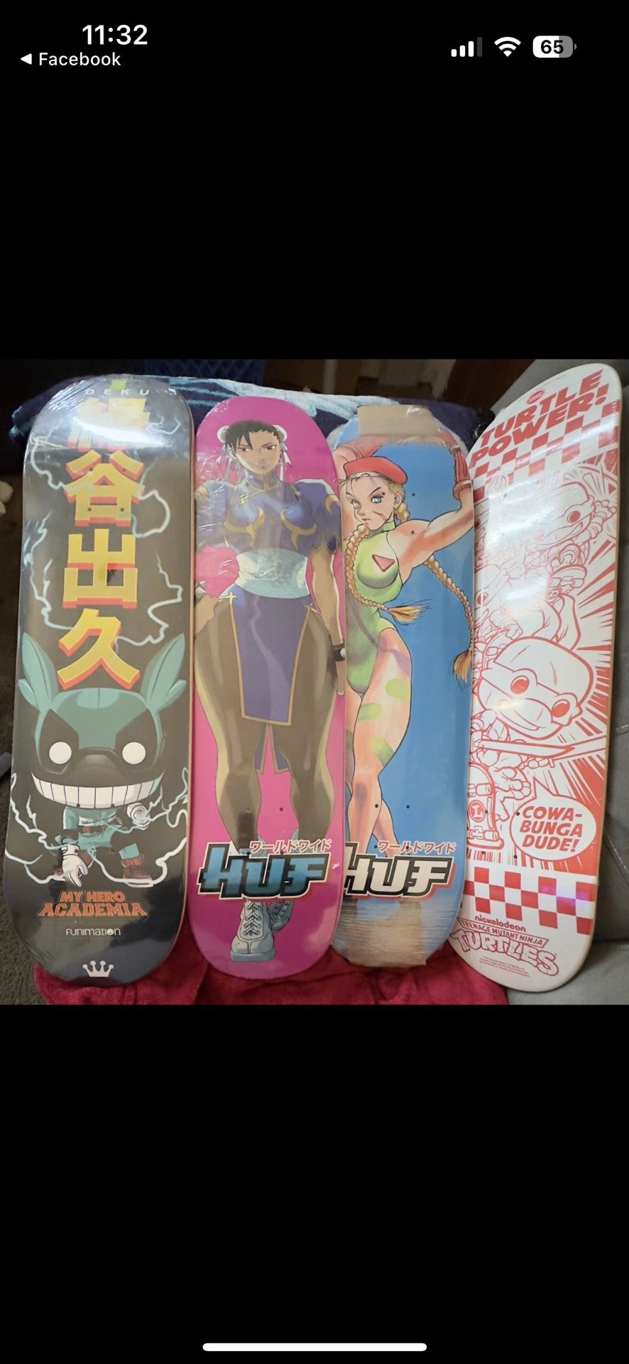 Street Fighter My Hero Academia And Ninja turtles Boards!!