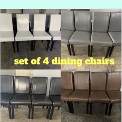 New In Box/ Set Of 4 Dining Chairs / Kitchen Table Chairs / CHAIRS ONLY/ Price Is Firm / Pick Up Only