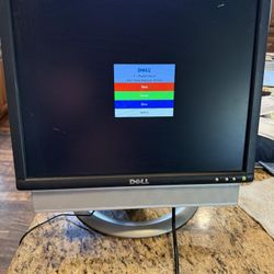 Dell UltraSharp 1704FPT 17" HD LCD Monitor, Mount and speaker 