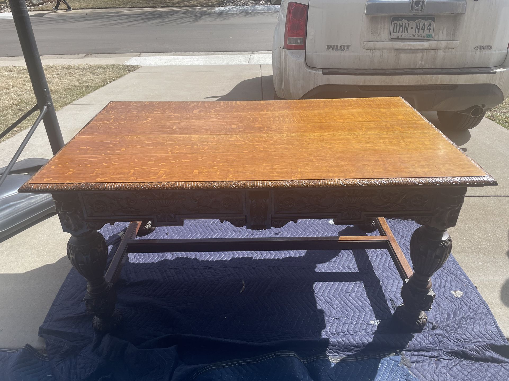 Antique Library Desk