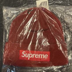 Supreme Cardinal Box Logo Beanie 