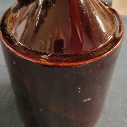 Vintage Brown Moonshine Jug