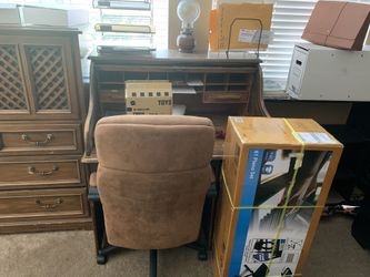 Antique roll top desk
