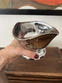 Hollywood Regency/Mid Century Dorothy Thorpe Style Ombre Smoke Glass Sugar/Snack Bowl circa 1950's