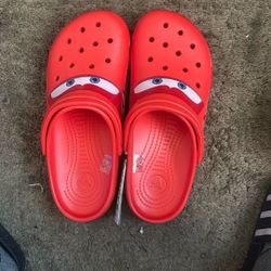 Cars Crocs Size 10