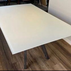 Contemporary Glass Top Table