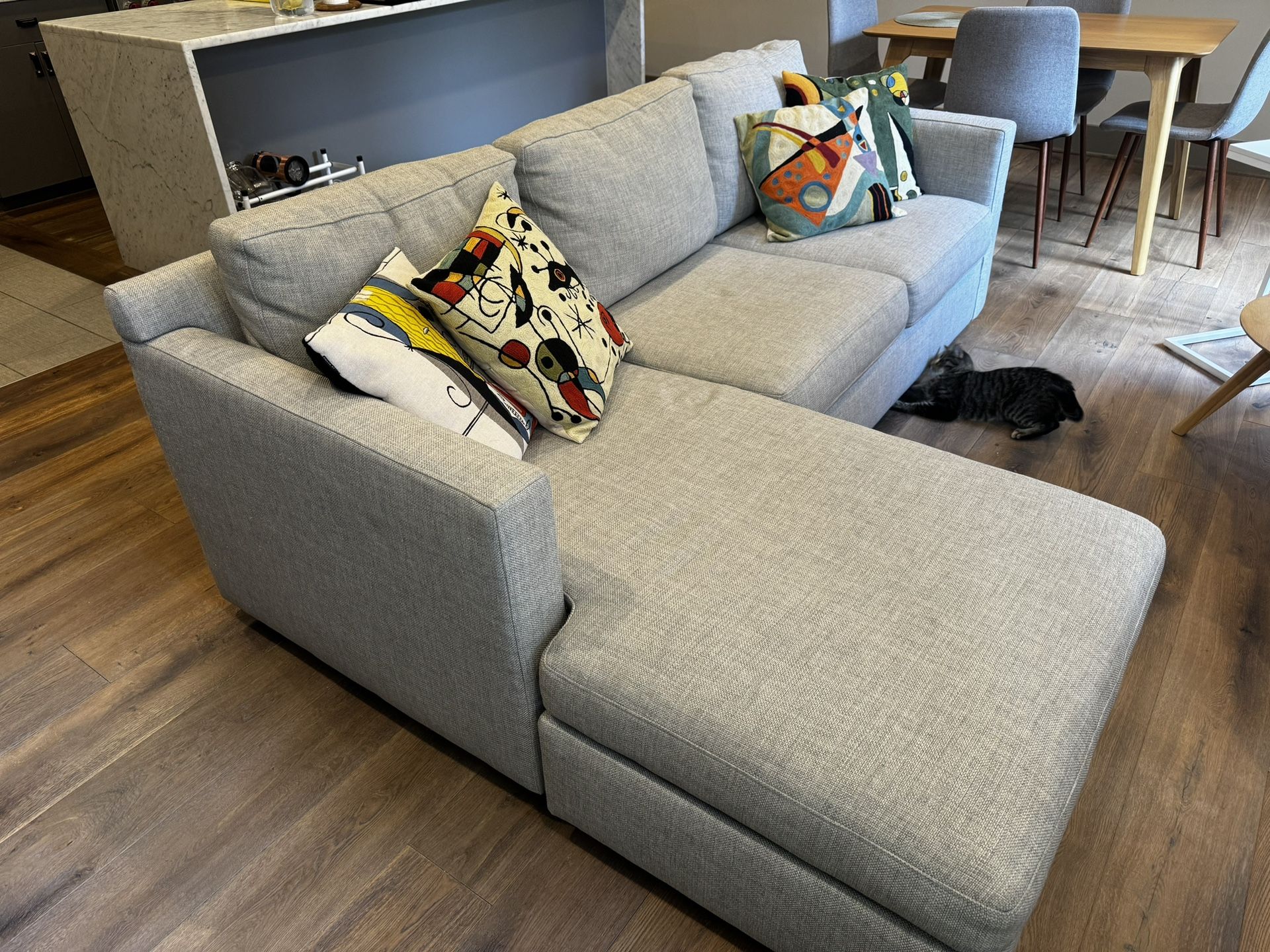 Crate and Barrel L Couch