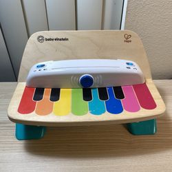 Baby Einstein Cal's First Melodies Magic Touch Piano wooden musical toy