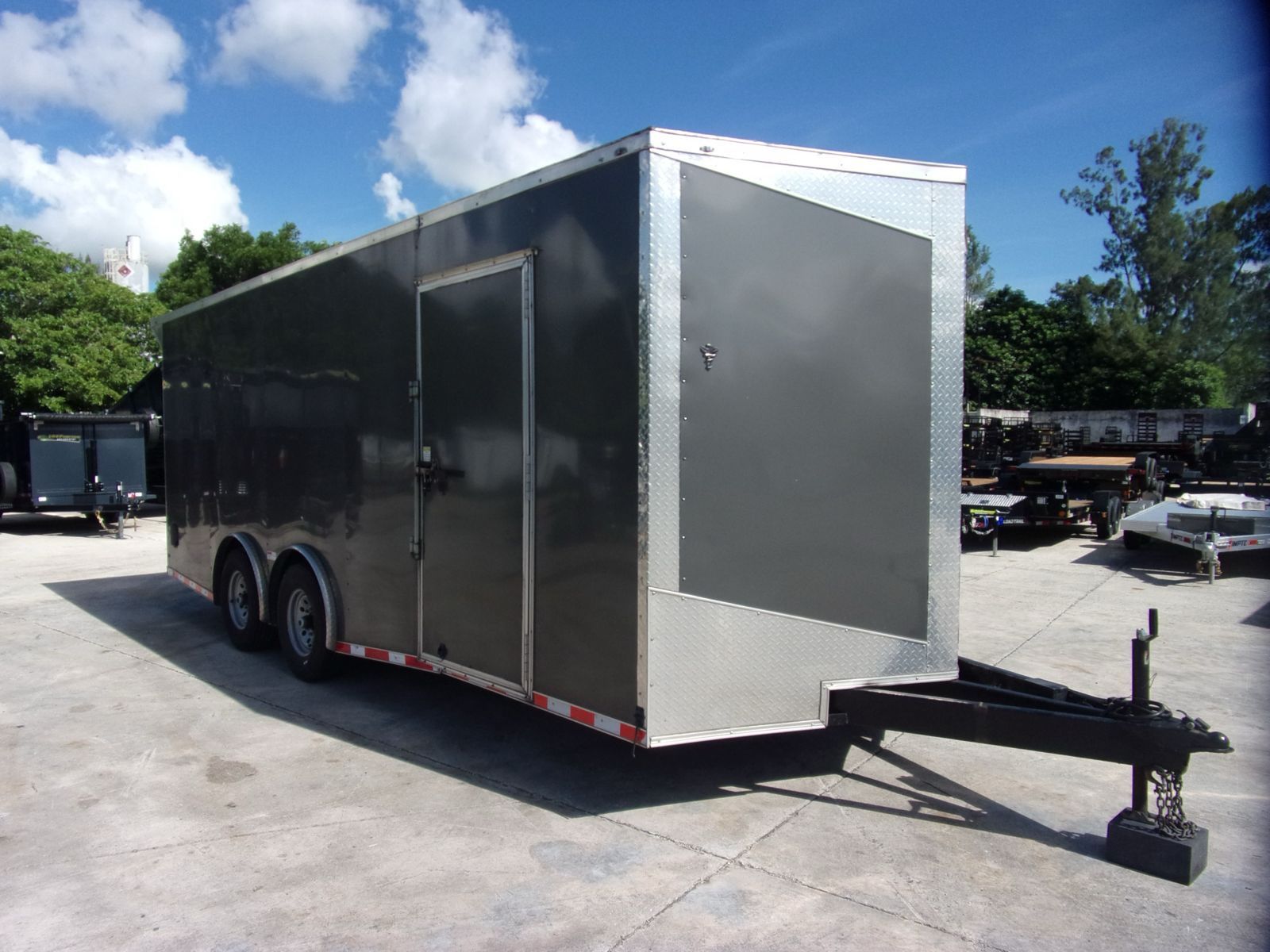 Used Enclosed Cargo Trailer 14,000lb 8.5x20