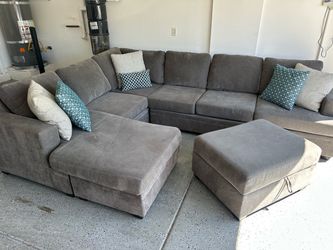 Gray Sectional Couch
