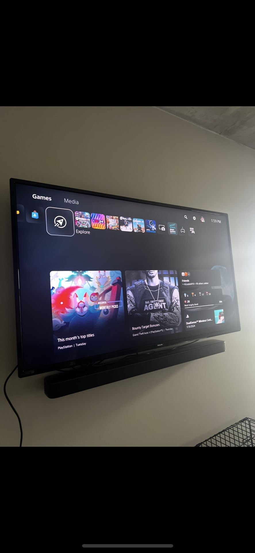 Phillips 55inch Smart TV 