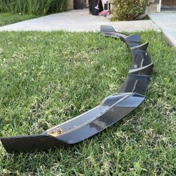 Tesla Model Y Real Carbon Fiber Front Lip Spoiler