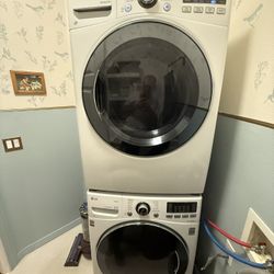 LG Stackable Washer & Dryer Set – Clean & Working Great