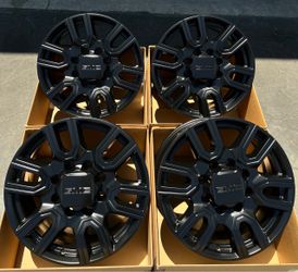 20” GMC Sierra 2500HD OEM Wheels Satin Blsck