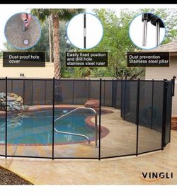 Pool fence 4x12 foot