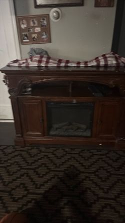 Fire place and drawers