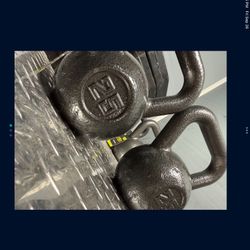 25.lbs X 2 Kettlebells 