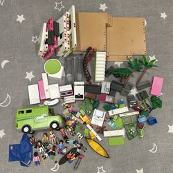 Playmobil Modern Luxury Home, Horse Transport, Furniture, Etc