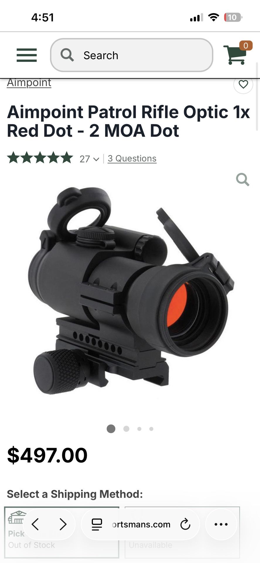 Aimpoint Patrol Rifle Optic Shoot Me Best Offer