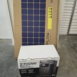 ECOFLOW Solar Generators, DELTA 2 Portable Power Station with 2PCS 100W 12V Solar Panels