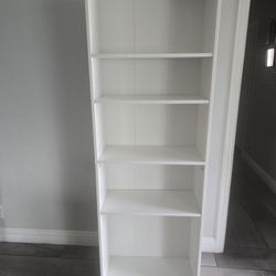 White 5 Shelf 