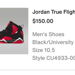 Jordan True Flights 
