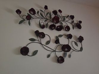Rose vine wall hanging