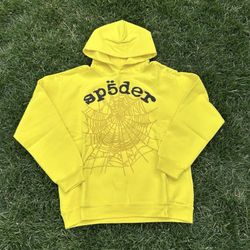 Sp5der Legacy Yellow Hoodie