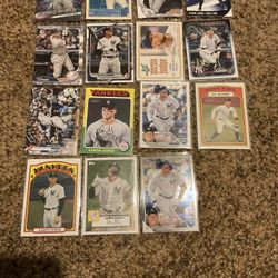 15 Aaron Judge Baseball Cards With Inserts New York Yankees 3x MVP ROY