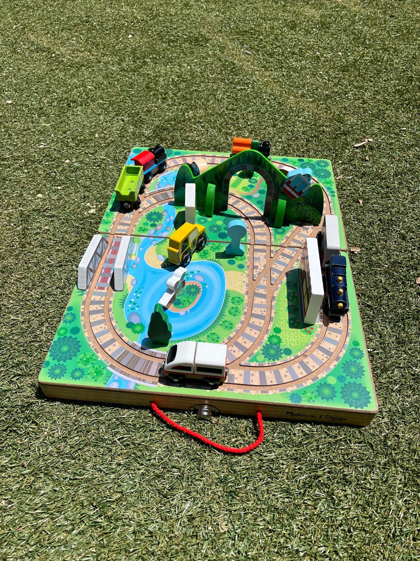 Melissa and Doug wooden Train Toy