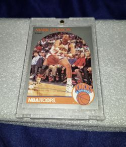 Iconic Mark Jackson 90 Hoops Card In Pristine Condition! Menendez Brothers Clear In The Background