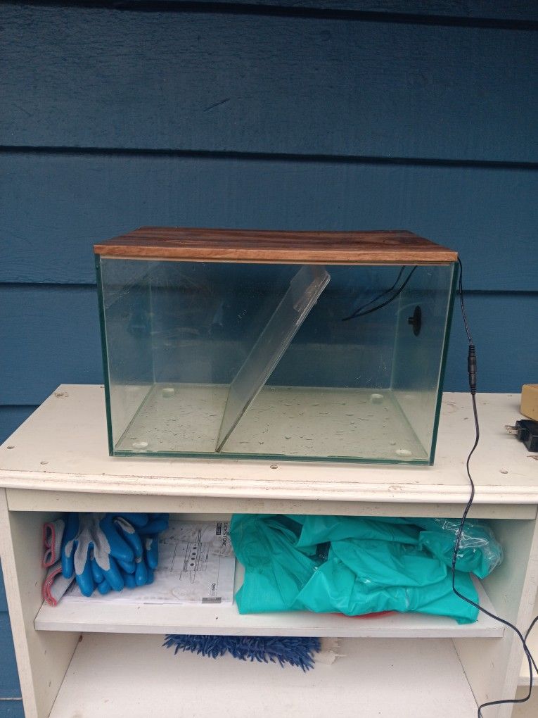 5 Gallon Spilt Angle Waterfall Fish Tank