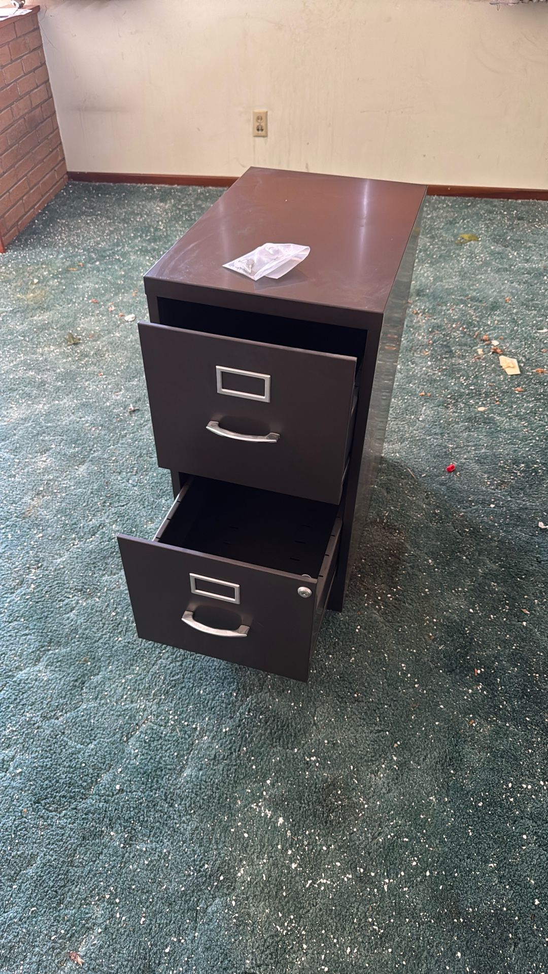 2 Drawer File Cabinet With Lock Drawer